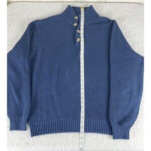 Crown & Ivy Sweater Adult XL Navy Blue Cardigan NWT 15% Acrylic NWT